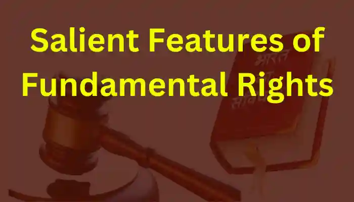 Salient Features of Fundamental Rights