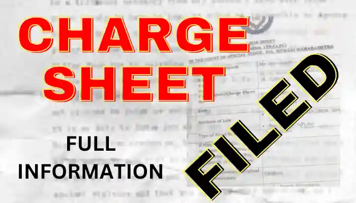 What is Charge sheet Meaning